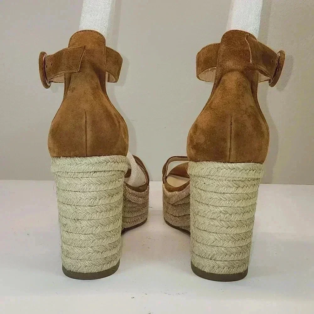 L'Agence Elysee Suede Espandrile 39.5